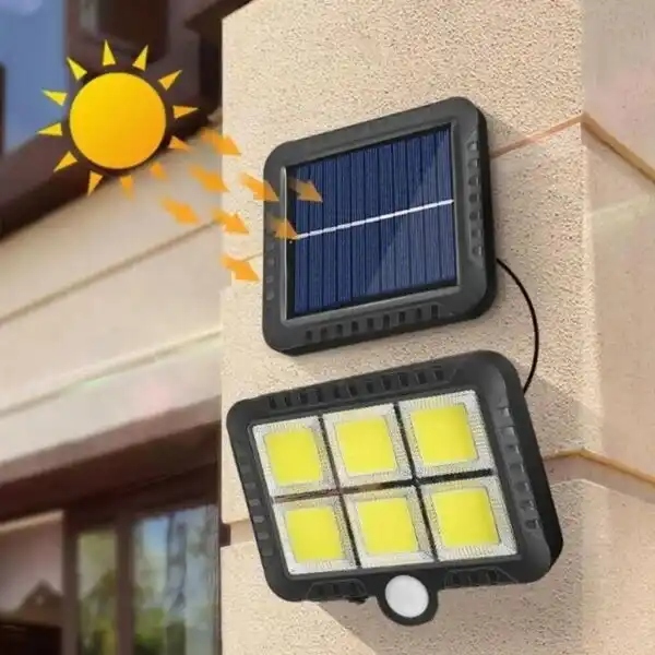 SOLÁRNA LAMPA S LED SNÍMAČOM POHYBU DUSK